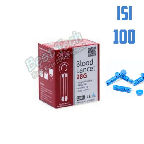 Jual Blood Lancet 28G / Jarum Lancet 28G GEA isi 100 pcs Jakarta