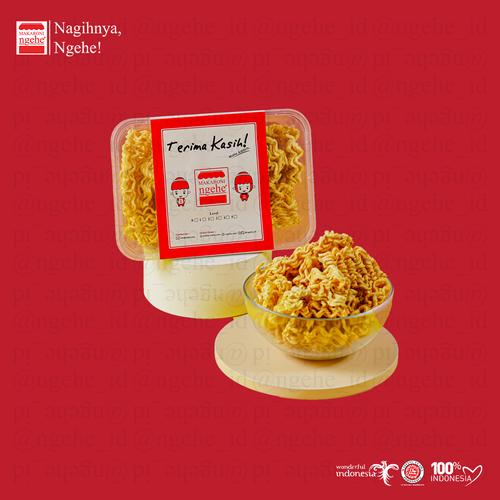 Gambar Mie Kriuk Kemasan Toples Reguler dari Makaroni ngehe official Kota Tangerang Selatan Tokopedia