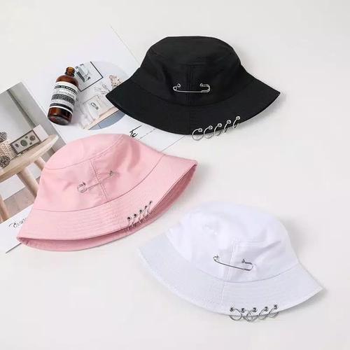 Jual TOPI BUCKET KOREAN ANTING RING BTS 