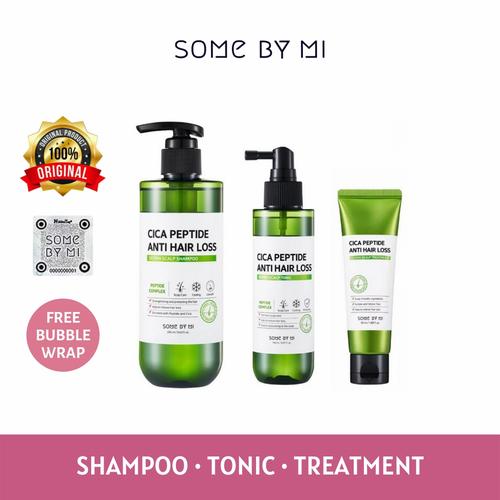 Jual Paket Some by Mi Anti Hair Loss Shampoo/Tonic/Treatment Somebymi