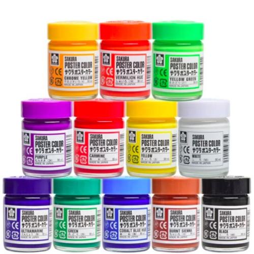 Jual SAKURA Poster Color 15ml - White - Kota Denpasar - Bali Art ...