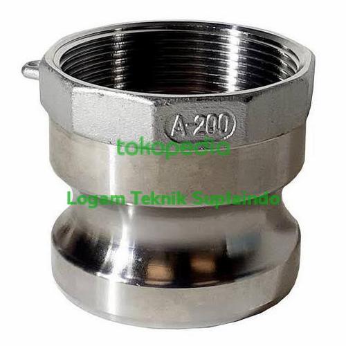 Jual Camlock Stainless SS316 Type A 1 Inch / Camlock Fitting Stainless ...