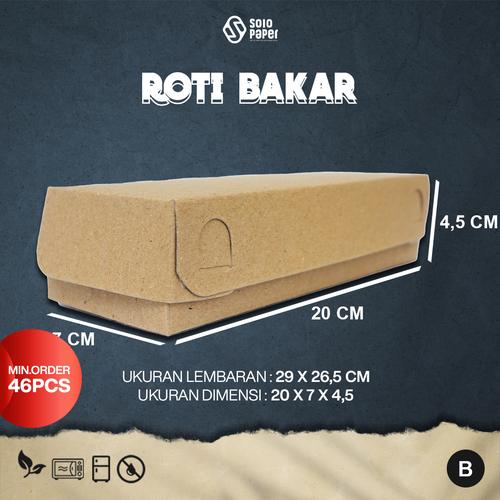 Jual Box Roti Bakar B/ Box Roti Bakar / Dus Brownies / Dus Souvenir ...