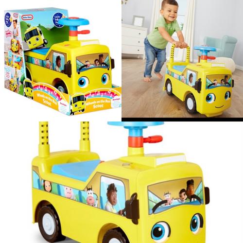Jual LITTLE TIKES BABY BUM WHEELS ON THE BUS RIDE ON mainan