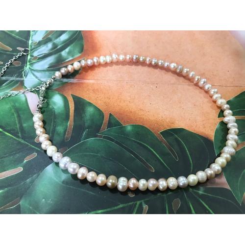 Jual Freshwater Pearl Choker Necklace 