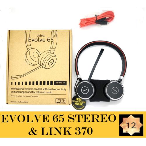 Jual JABRA EVOLVE 65 STEREO MS / UC 
