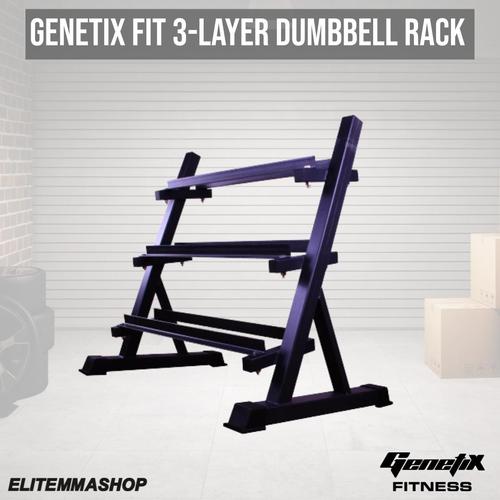 Gambar GENETIX FIT 3-Layer Dumbbell Rack 1.1 dari ELITE MMA SHOP Jakarta Barat Tokopedia