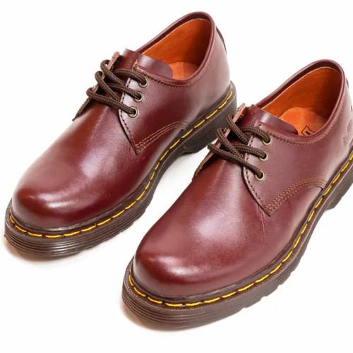 Jual sepatu Dr Martens 3 Hole Maroon Docmart Pria Kulit Asli Docmart Safety  - Maroon, 38 - Kota Bandung - Kemlin Store | Tokopedia