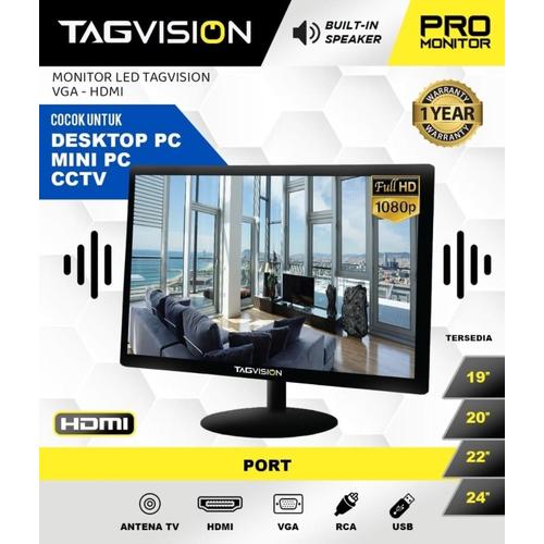 Jual LED Monitor 22 inch LED TAGvision 