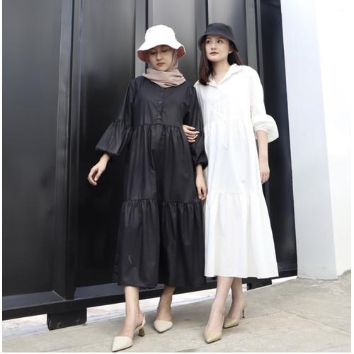 Jual MSMO Vella Maxi Dress Puffy Long 
