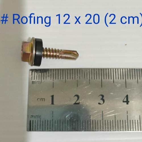 Jual Baut Roofing 12 X 20 Mm 2 Cm Baud Skrup Sekrup Baja Ringan Kuning jual-baut-roofing-12-x-20-mm-2-cm-baud-skrup-sekrup-baja-ringan-kuning