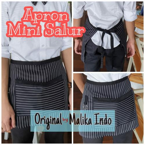 Jual Apron Salur MINI Celemek Waiter 