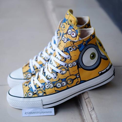 Jual Minions x Converse All Star 100 Chuck Taylor Hi - 41.5 - Kota Surabaya  - Sneakersurabaya | Tokopedia