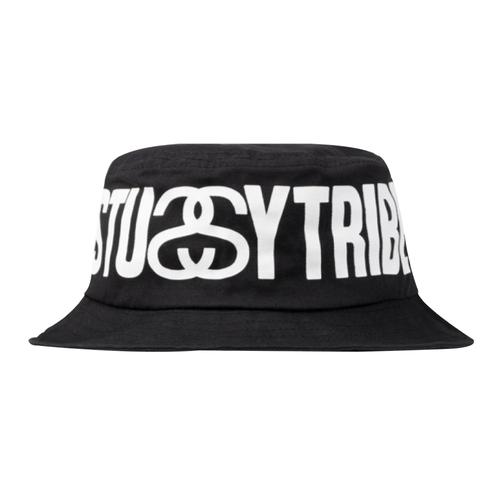 Jual STUSSY TRIBE BUCKET HAT BLACK - L 