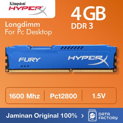 Jual RAM KINGSTON HYPERX FURY DDR3 4GB 