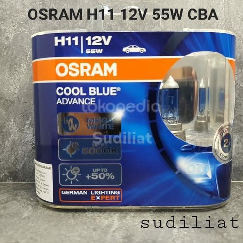 Jual BOHLAM LAMPU HALOGEN OSRAM H11 12V 