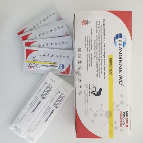 Jual Swab Test Antigen Clungene Lungene Merah AKL Kemenkes 1 Box isi