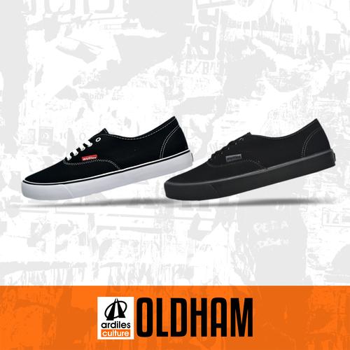 Promo Ardiles Oldham Sepatu Sneakers Pria - HITAM-PUTIH, 39 - Kota