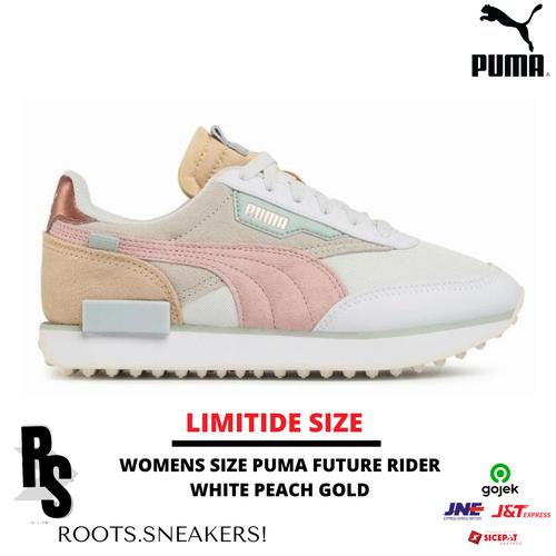 puma peach sneakers