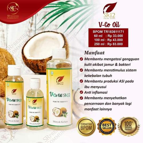 Gambar MINYAK KELAPA MURNI 100%/VIRGIN COCONUT OIL - 250ml dari VitaSR12SKINCARE Kab. Sukabumi Tokopedia