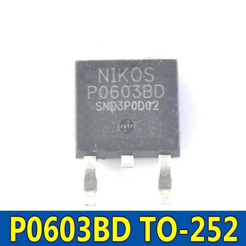 50 PCS P0603BDG TO-252 P0603BD P0603 N-Channel Field Effect - Foto 4