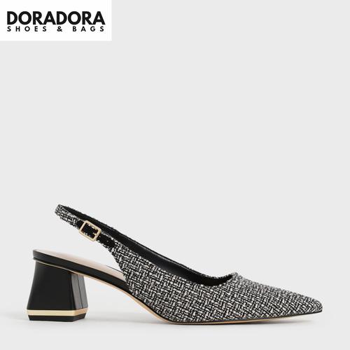 DDCK468 HEELS - Black Tweed, 35 