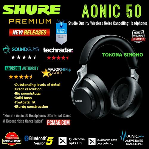 Jual SHURE AONIC 50 Premium Over-Ear 