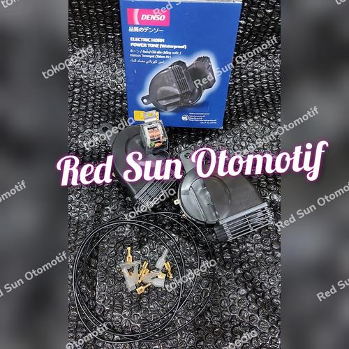 Jual Klakson keong DENSO + Relay + Kabel Nmax Aerox Pcx Vario Adv Ninja
