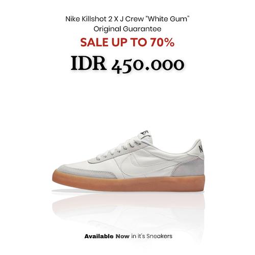 nike killshot white gum