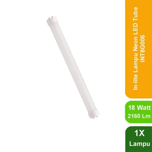 Jual LAMPU TL LED T8 18W 18 WATT 120CM INLITE IN LITE INT8G004 ...