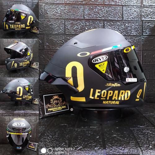 Jual KYT HELMET TT COURSE LEOPARD PLAIN 
