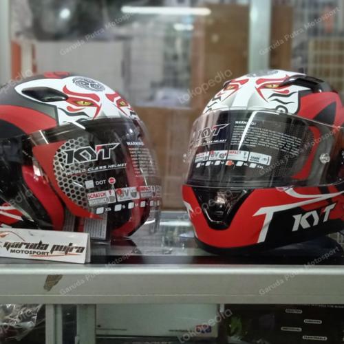 Jual helm couple kyt R10 +kyt dj maru.original kyt. helm doff Kab. Bekasi Virgo helmet