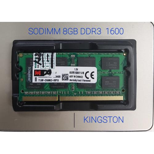Team Elite 8gb 1600mhz Ddr3 Sodimm Memory Ted38g1600hc11bk Ddr3
