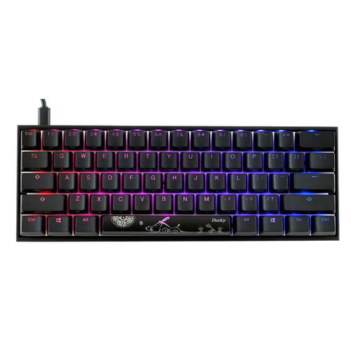 Promo Ducky Mecha Mini v2 RGB LED 60% Black Switch DKME2061ST