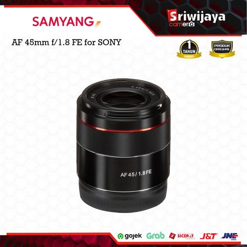 Gambar Lensa SAMYANG AF 45mm f/1.8 FE for SONY dari Sriwijaya Camera Denpasar Kota Denpasar Tokopedia