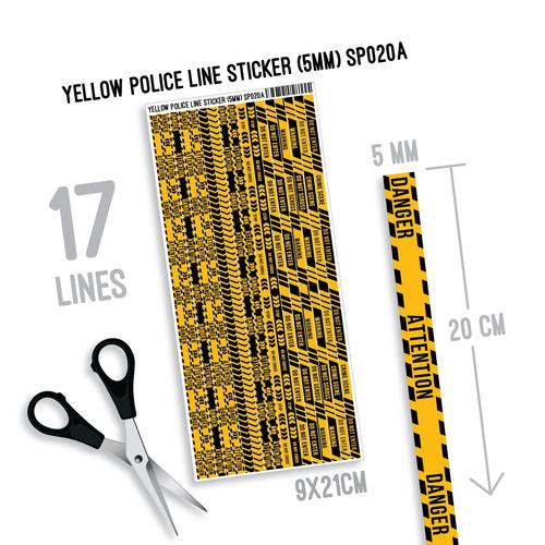 Gambar Stiker Border 5mm Polisi Garis Police Line Laminasi Plano Deco SP020 - SP020A-Kuning dari StickerParty Kota Surabaya Tokopedia