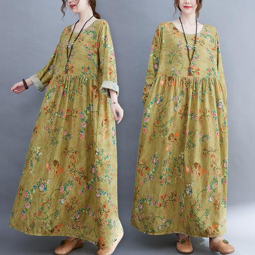 Jual INDIRA FLORAL DRESS - PREMIUM MAXI 