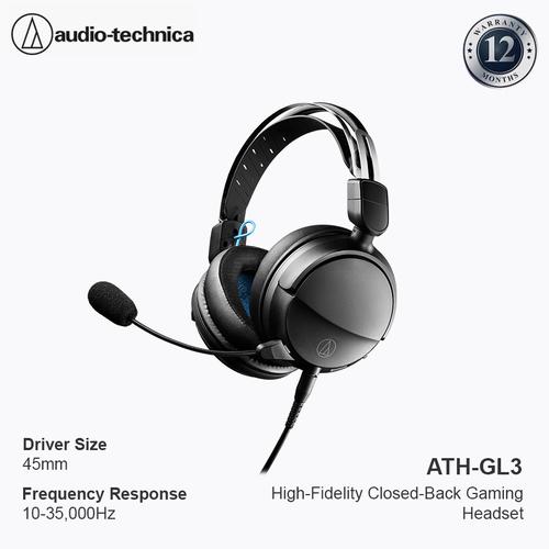 Audio-Technica ATH-GL3 High Fidelity 