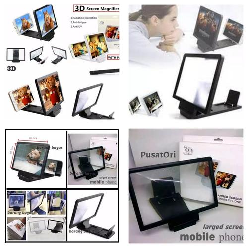 Promo Zoom Layar 3D Screen Kaca Pembesar LCD HP Kota Surabaya