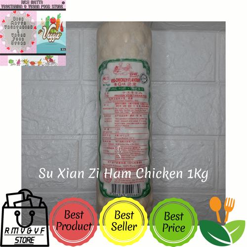 Jual Su Xian Zi Ham Chicken Flavour Vegetarian 1 kg / Ham Putih [Rasa