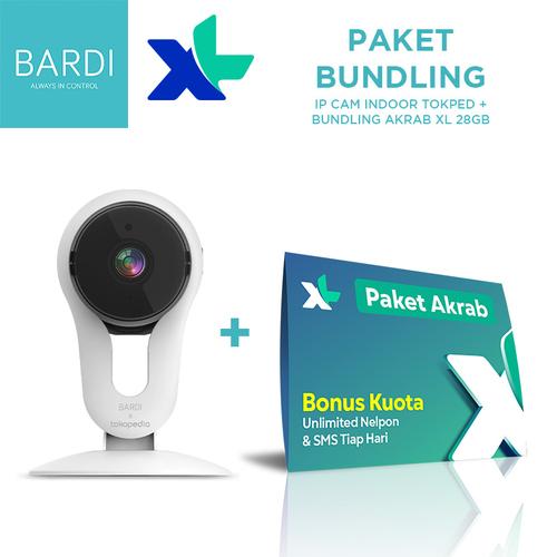 Gambar BARDI IP Camera Static Subsidi (Exc. Tokopedia) + Kartu XL Akrab 28 GB dari Bardi Official Store Jakarta Barat Tokopedia