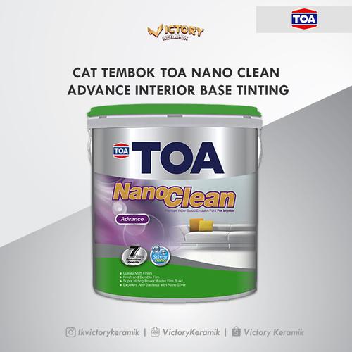 Jual CAT TEMBOK TOA NANO CLEAN ADVANCE INTERIOR BASE TINTING PREMIUM