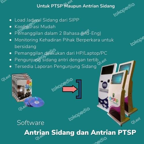 Gambar Software Antrian Sidang terintegrasi SIPP dari QLast Kota Manado Tokopedia