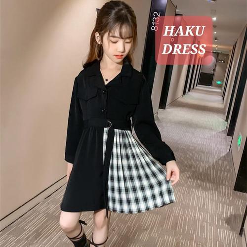 Jual HAKU DRESS BLACK BAJU CASUAL ANAK REMAJA PEREMPUAN KOREA IMPORT KPOP -  140 - Jakarta Pusat - TokyoBerry | Tokopedia