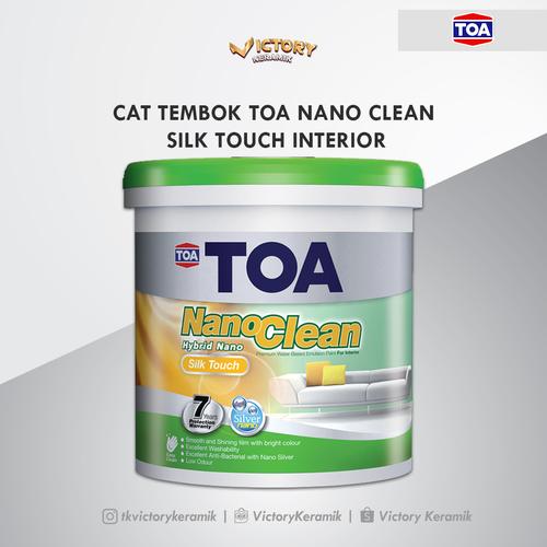 Jual CAT TEMBOK TOA NANO CLEAN SILK TOUCH INTERIOR SEMI GLOSS PREMIUM