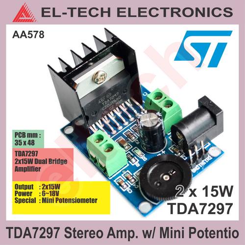 TDA7297 Amplificador Potência Estéreo 2 X 15w - Toni Eletrônica