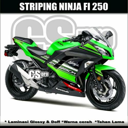Jual Decal Striping Kawasaki Ninja 250 Fi / Sticker Motor Ninja Fi ...