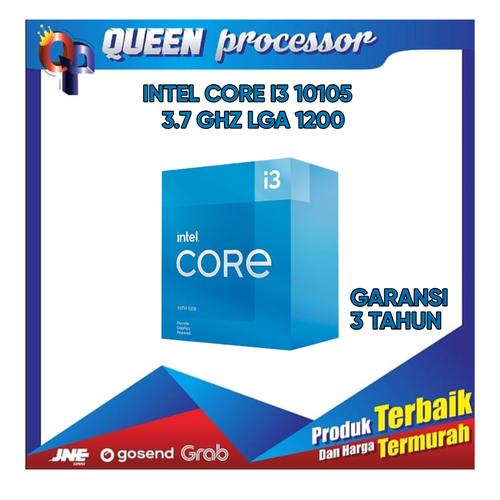 Gambar PROCESSOR INTER CORE i3 10105 3.7 GHz BOX SOCKET 1200 GARANSI 3 TAHUN dari QUEENPROCESSOR Jakarta Pusat Tokopedia