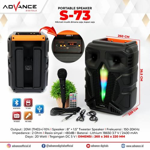 Jual Speaker Karaoke Advance Portable 