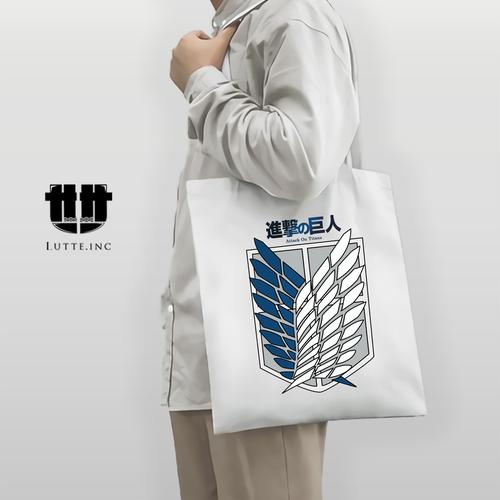 Jual Totebag Kanvas Anime Premium Attack On Titan 30cmx40cm - LEVI ...